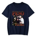 thumbnail image 3 of Peso Pluma T-shirt à Manches Courtes 2023 World Tour Merch Imprimé Unisexe Mode Décontractée Style HipHop, 3 of 4