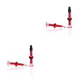 thumbnail image 4 of Eigraketly Paquete de 2 vástagos y tapas de válvula de neumático sin cámara Universal Road de 40mm MTB, válvulas de pezón para neumático de Rojo 2piezas, 4 of 6