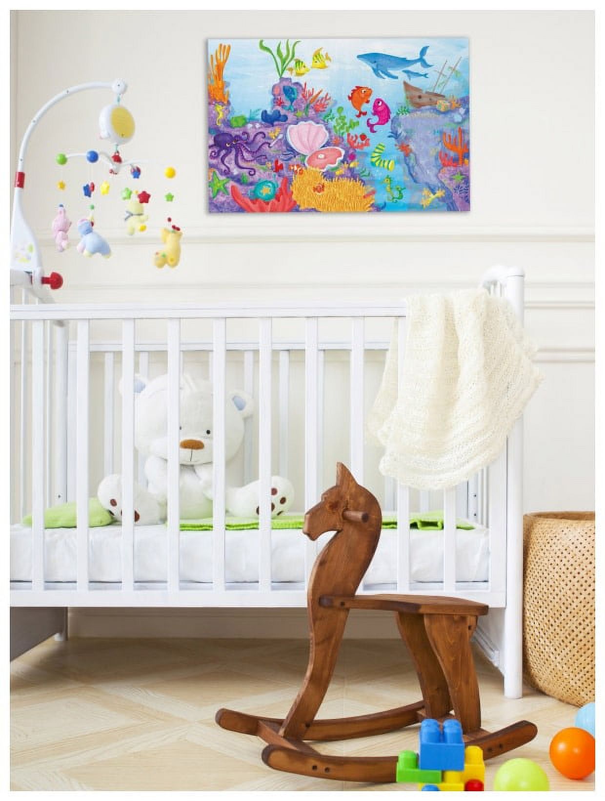 Marmont Hill "Coral Reef" by Curtis Painting Print on Canvas