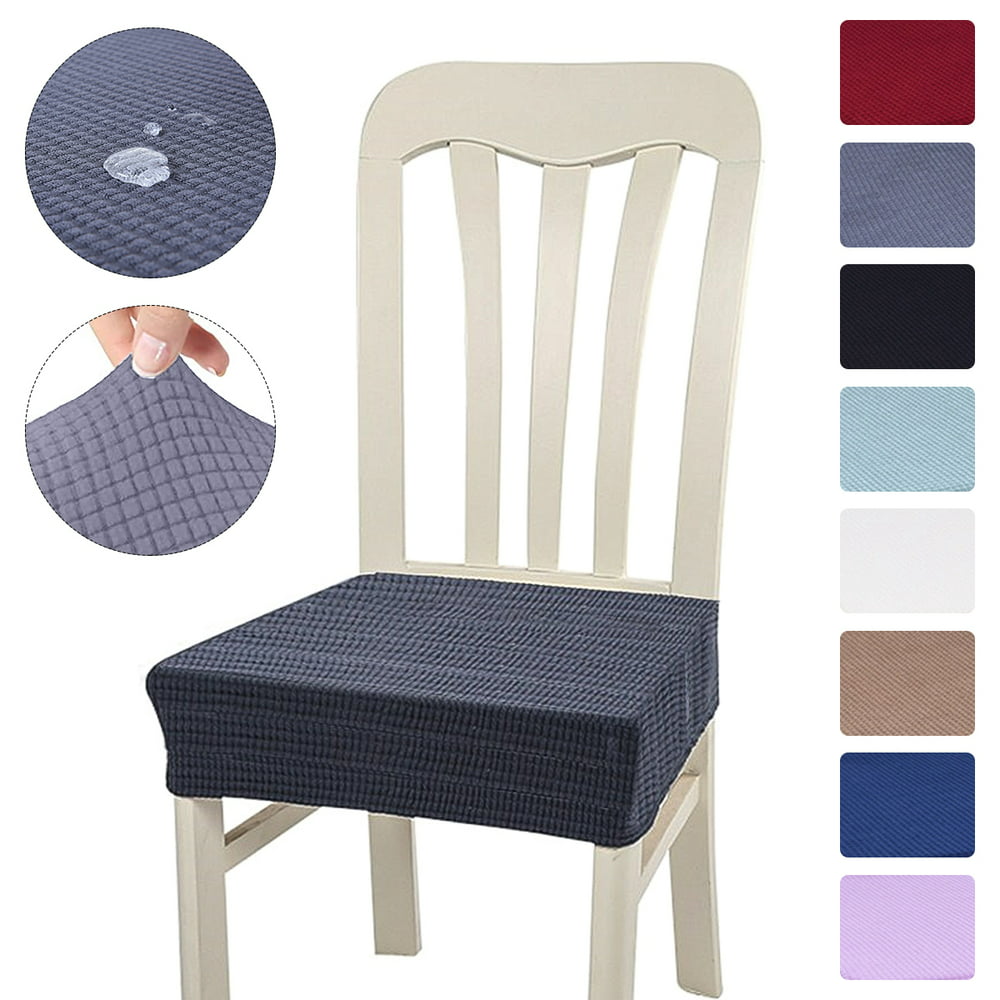 1/2/4Pcs Stretch Chair Seat Covers for Dining Room Waterproof Chair