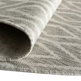 thumbnail image 4 of Rugs.com Jill Zarin Outdoor Collection Rug – 7' 10 x 10' Oval Gray Cream Flatweave Rug Perfect For Living Rooms, Large Dining Rooms, Open Floorplans, 4 of 6