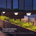 thumbnail image 4 of LED Solar Path Stake Lights Outdoor Lawn Lights Lighting Control Waterproof In-Ground Landscape Lamp for Wedding Party Yard Walkway Patio Decoration Lamp, 4 of 8