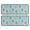 Blue Highland Cow, variant on Kitchen Rugs Sets Of 2,White Buffalo Pattern Anti Fatigue Kitchen Mat Rugs Non Slip Washable,Decorative Kitchen Floor Mats for Kitchen,Sink,Laundry,17"x47"+17"x47"
