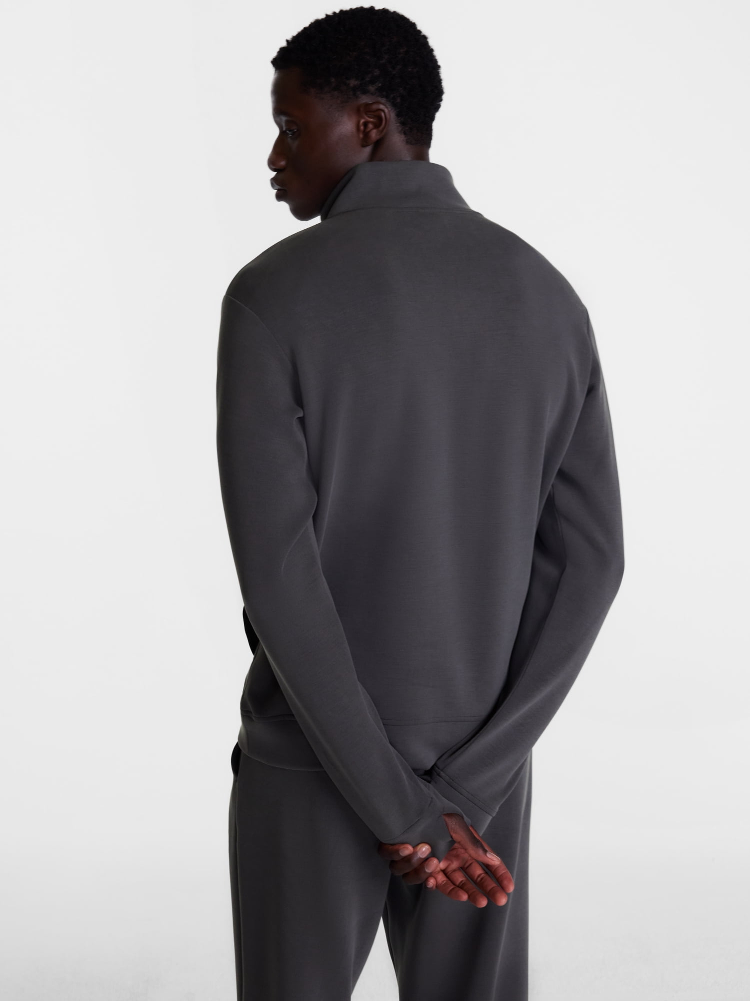 Avia Men's Twill ScubaKnit Quarter Zip Pullover Sweatshirt, Sizes XS-4XLT
