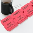thumbnail image 3 of Milisten 100pcs Raffle Tickets For Events Carnivals Fundraisers Classroom Rewards And Prizes Movie Watching Entertainment Red, 3 of 6