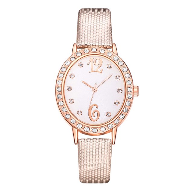 Heliisoer Ensemble de Mode pour Femmes Cadran Carré Vert en Cuir Bracelet à Quartz