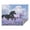Black Horse and Pink Unicorn, variant on 70x55 Inches Glow in The Dark Blanket Cozy Throw Camping Blankets for Home and Outdoor Use Black Horse and Pink Unicorn