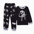 thumbnail image 2 of UAYOTSE Boys Pajamas Set Cotton Sleepwear Toddler Kids 2 Piece Long Sleeve Button Down Pjs 1-16 Years ,Sizes 4-5 Years, 2 of 4