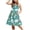 E259-Multicolor, variant on hengsof Girls Sleeveless Dress Fashion Printed Graphic Button Flowing Layered Casual Camisole Dress Summer Seaside Dress Suitable for 2-12 Years