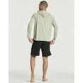 thumbnail image 5 of Real Essentials 3 Pack: Men's Rash Guard Hoodie Sweatshirt Sun Protection UPF Fishing Shirt (Available in Big & Tall), 5 of 6