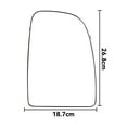 thumbnail image 3 of Lower Left-Left Right Wing Mirror Glass Heated Driver Passenger Side Upper Lower For Fiat Ducato 2006-2023 Ram ProMaster 2014-2023 Citroen, 3 of 7