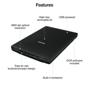 Epson Perfection V19 II Color Photo and Document Flatbed Scanner