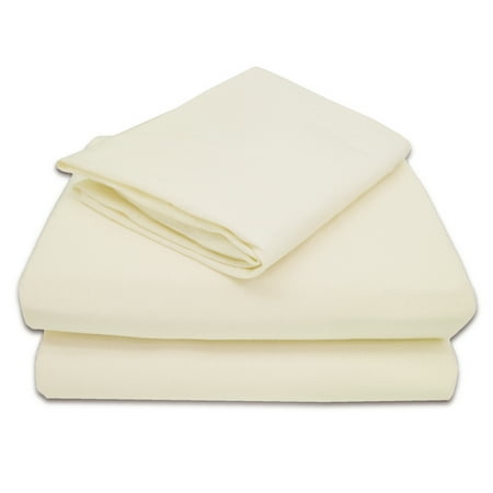 UPC: 0080074243039 | TL Care 100% Natural Jersey Cotton 3-Piece Toddler Sheet Set Ecru Soft Breathable for Boys and Girls