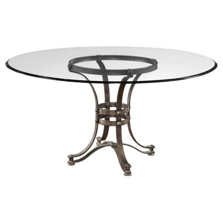 Height 54 Inch Round Pedestal Table - Bassett Mirror Tempe Dining Table