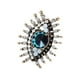thumbnail image 1 of Broche de ojo de Yuyangstore accesorio de joyería decoración de disfraz ligero de lujo Negro, 1 of 8