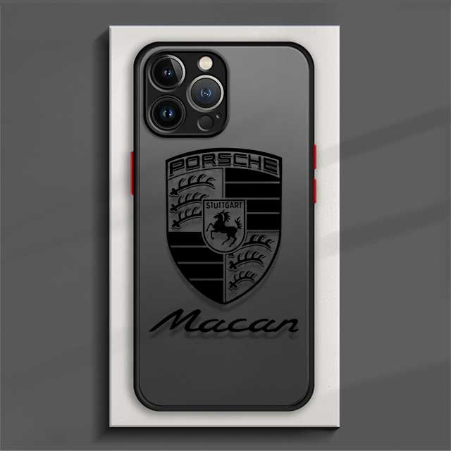 Funda de teléfono Cayman Porsche Macan, carcasa dura mate para iPhone 14, 13, 12, 11 Pro Max, 6, 6S, 7, 8 Plus, XS, XR, X, 12 Mini Fivean unisex