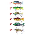 thumbnail image 3 of SPRING PARK 10cm 15.6g Plastic Artificial Swimbait Fishing Bait 7 Sections Fishing Lure Hook Fishing Tackle, 3 of 7