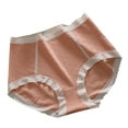 thumbnail image 2 of Summer Deals Panties for Women High-waisted Women's Solid Color Plus Size High Waist Cotton Pear Shaped Figure Enlarged Underwear Plus Size Everyday Underwear Casual Panties, 2 of 5