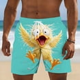 thumbnail image 3 of CHENge Swim Trunks Men 7 Inch Casual Tropical Print Quick Dry Beach Swimming Shorts with Pockets Upf 50+ Sun Protection Swimwear Bathing Suits, 3 of 5