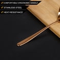 thumbnail image 4 of 7.8" Stainless Steel Cooking Supplies Copper Tone Soup Ladle Spoon, 4 of 7