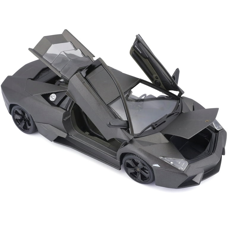 Lamborghini Reventon Dark Matt Gray 1/18 Diecast Model Car