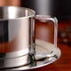 thumbnail image 2 of 3 piezas con platillo cuchara de acero inoxidable bebidas café juego de tazas de café de doble pared, 2 of 4
