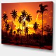 thumbnail image 2 of Coconut Palms Against Yellow Sky, 2 of 3