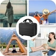 thumbnail image 2 of Hard Makeup Case 14inch Cosmetic Case Travel Toiletry Case Hand Luggage Case Small Portable Carrying Beauty Case for Women, 2 of 8