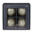 thumbnail image 3 of Fraiche Textured Mirror Ornaments 4-Pack, 3 of 5