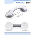 thumbnail image 2 of 1pc Bathroom Non-Slip Large Shower Handle, No Punch, No Trace Glass Suction Handle, Strong Suction Grip, Handle For Tub And Shower, Suction Cup Grab B, 2 of 5