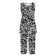 thumbnail image 4 of Conjunto de Verano para las Mujeres Impreso Cuello Redondo sin Mangas Y Pantalones, Casual Dos Piezas para las Mujeres, 4 of 9