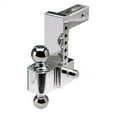 thumbnail image 2 of Fastway Trailer Products 42-00-2400 4" Adjustable Pin Style Flash Aluminum Ball Mount with 2" & 2 5/16" Chrome Balls, 2 of 2