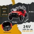 thumbnail image 2 of ThunderBolt 12V Ride on Electric Truck Car for Kids w/ Remote Control, 4 Wheel Suspension, USB, Bluetooth, Power Display, Battery Powered Ride on Toys, 2 of 7