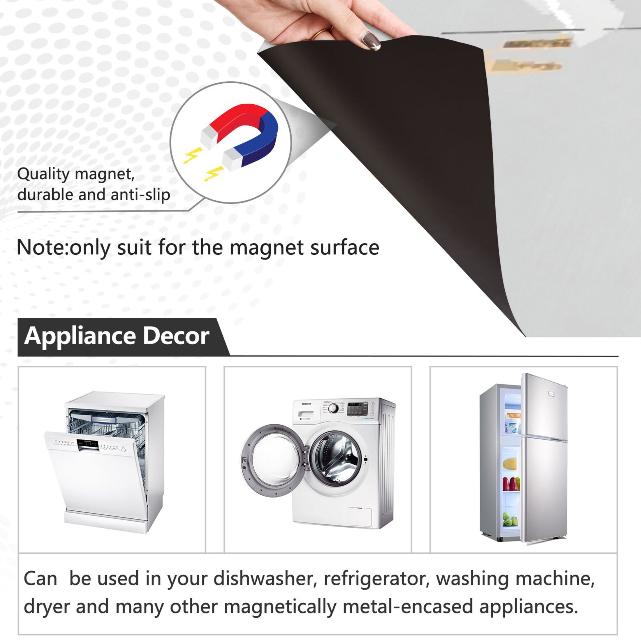 IAUYY Magnetic Decorative -23x26 Inch,Removable DIY Art for Dishwasher Refrigerator and Other Metal Surfaces,The Legs Of A Woman