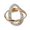 thumbnail image 3 of Anillo para bufanda, soporte para envolver a la moda, moderno para mujer, para ropa, pañuelo, Clip para chal de Metal, regalo de joyería, cierre de Oro, 3 of 8