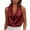 Red, variant on Women's Fashionable Sleeveless Hanging Collar Shirt Style Casual Vest Top for Office and Smart Casual Wear,White,XL