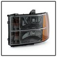 thumbnail image 2 of GMC Sierra Crystal Headlights Chrome Housing With Smoke Lens, 2 of 4
