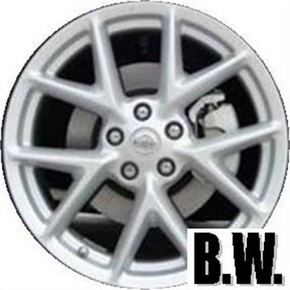 19x8 in Wheel for Nissan MAXIMA 2009-2009 SILVER Reconditioned Aluminum Rim