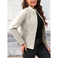 thumbnail image 3 of Giolshon Faux Leather Jackets for Women Moto Water Resistant Coat, 3 of 4