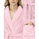 thumbnail image 3 of Bata NY Threads de Forro Polar de Felpa Mediana Suave Rosa Claro, 3 of 6