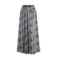 thumbnail image 2 of Doublju Women's Flowy Flared Comfy Maxi Skirt (Plus Size Available), 2 of 4