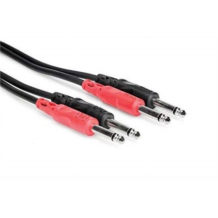 UPC: 0728736010437 | Hosa – CPP-201 – 1m Stereo Interconnect Cable – Dual 1/4 in TS Male to Same
