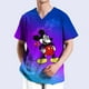 thumbnail image 5 of Blusa para hombre y mujer, uniforme médico quirúrgico, estampado de Disney Mickey Mouse, ropa de farmacia, accesorios de enfermera de hospital, bata, 5 of 5