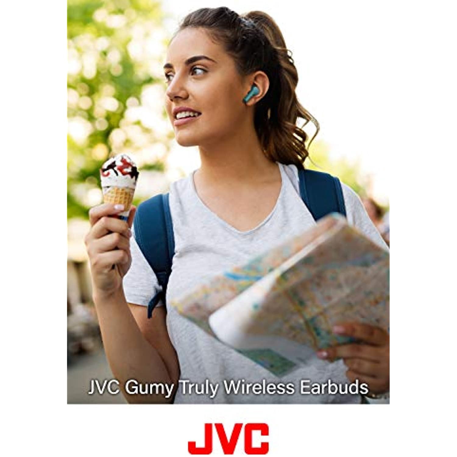 JVC HAA7TB Gumy Truly Wireless Earbuds Headphones\u0026#44; Black | Walmart  Canada