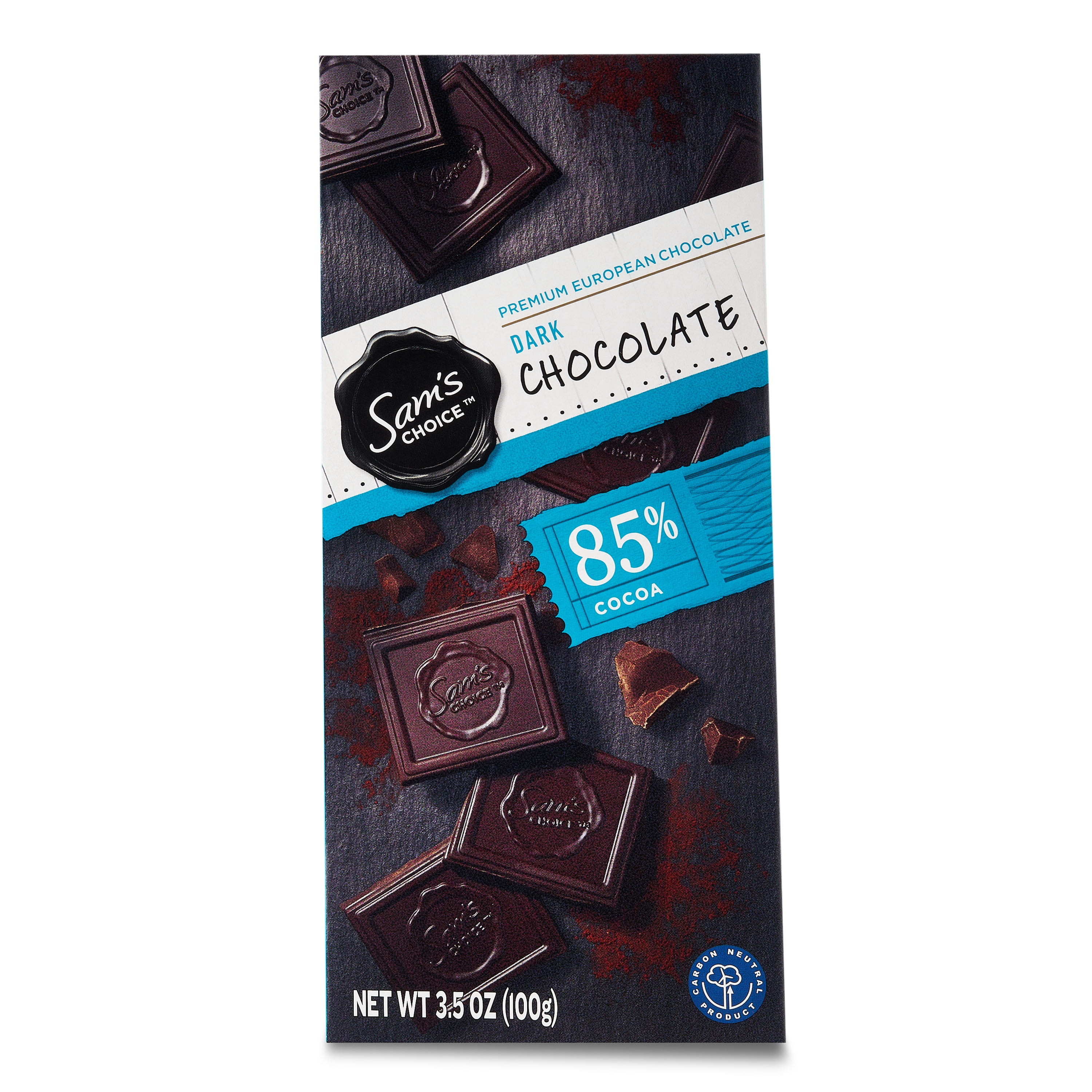 Sam's Choice 85% Cocoa Dark Chocolate Bar, 3.5 oz