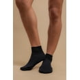 thumbnail image 3 of Women's Cottonique M27700 Latex Free Organic Cotton Booties - 2 Pack (Black S), 3 of 3
