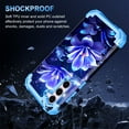 thumbnail image 7 of Casetego for Samsung Galaxy S23 Case 6.1 inch,Glow in The Dark Three Layer Heavy Duty Shockproof Hard Plastic Bumper +Soft Silicone Rubber Protective Case,Light Blue, 7 of 7