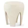 thumbnail image 1 of Meridian Furniture Table d'Appoint Intérieur / Extérieur en Béton Crème Moxie, 1 of 7