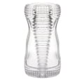 thumbnail image 2 of Masturbador manual masculino transparente TPR suave portátil textura de hilo taza de masturbación, 2 of 12