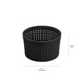 thumbnail image 6 of Simplify 6 Pack Multi-Sized Organizing Basket Plastic Storage Set in Black, 6 of 11
